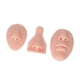 thumbnail image 1 of Silicone Nose Model Set, 3D Soft Practice Nose Model,  Soft Flexible Model Body Part Displays,   Nose  Flexible  Face Model For Jewelry Display Acupuncture Tea, 1 of 8