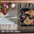 thumbnail image 6 of Calphalon Premier Hard-Anodized Nonstick 11-Inch Square Grill Pan, 6 of 6