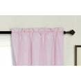 thumbnail image 3 of Window treatment R64 solid pink color 2pc drapes Foam Backing Insulated Window Dressing Curtain Set of 2 Lined Rod Pocket Panels 37"W X 63"L Each, 3 of 3