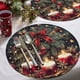 thumbnail image 4 of Ireezec Christmas Diatomite Placemat t Reusable Heat Resistant Washable Table Mats Holiday Dining Party Decoration Insulated Tabletop Protector for Festive Gatherings, 4 of 6