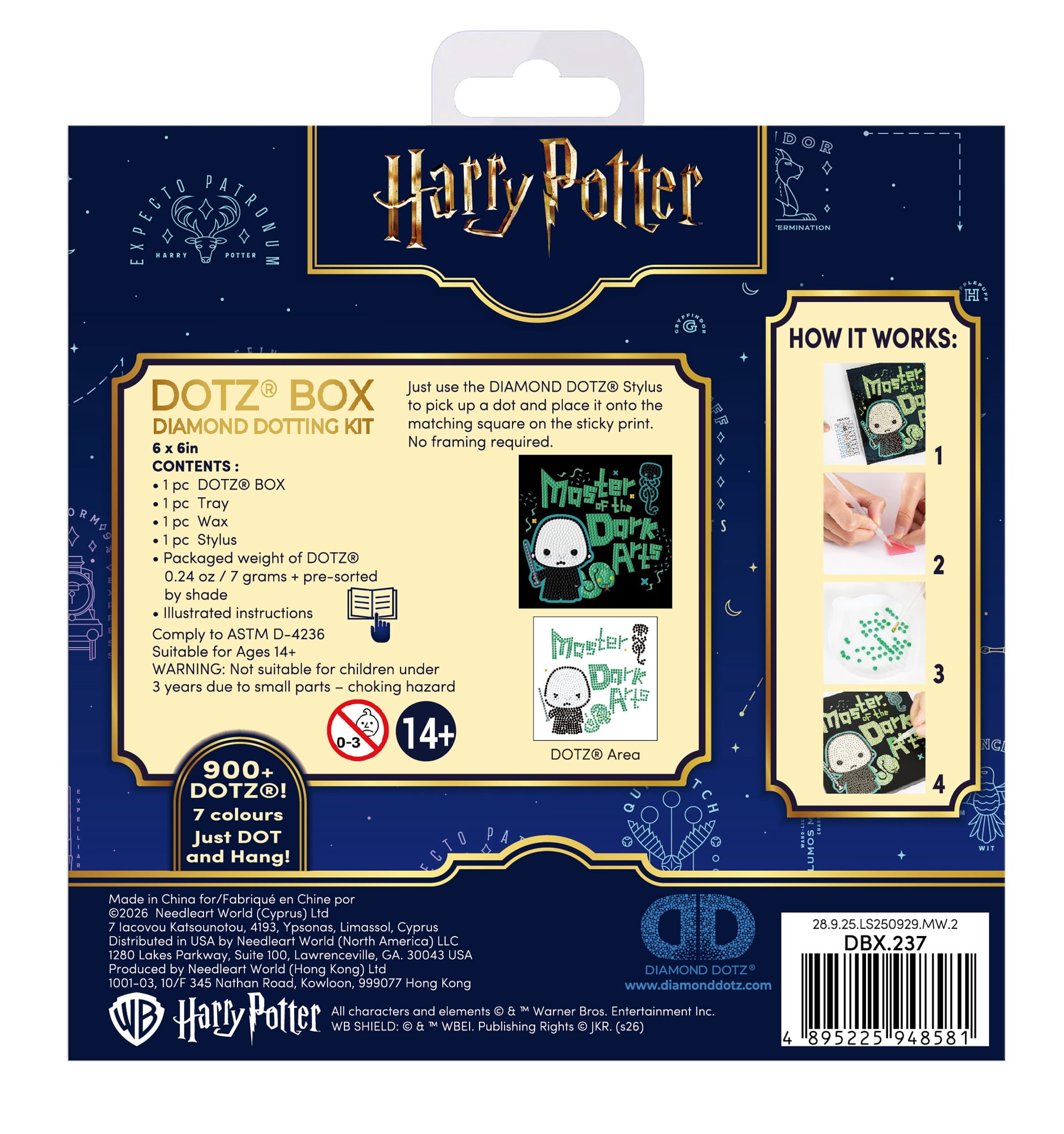 DIAMOND DOTZ® Harry Potter Master of the Dark Arts Special Edition DOTZ® Box Diamond Painting Kit
