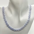 thumbnail image 5 of AAA Blue Chalcedony Coin Bead Strand | 8x3mm | 48 Beads |, 5 of 12