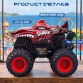 thumbnail image 3 of YCFUN Remote Control Car for Boys, RC Monster Truck Toys for Kids with 360° Stunt Spins & Music and Lights, RC Toy Gift for Boys & Girls (Red), 3 of 7