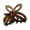 Brown, variant on WEIWEIGG Butterfly Hair Clips for Women, Matte Claw Clips, Multi-Colour, Nonslip Jaw Clips, for Women and Girls as Present White