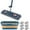 Blue, variant on 2025 Advanced Flat Mop System with 360 Rotation and Six Reusable Microfiber Cleaning Pads for Floors and Windows