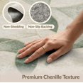 thumbnail image 6 of ODIKA 3'x5' Washable Accent Rug Sage Throw Contemporary Flowing Motifs Eucalyptus Ivory Entryway for Bedside, Nursery Room, Pet Friendly & Non-Shedding, 6 of 7