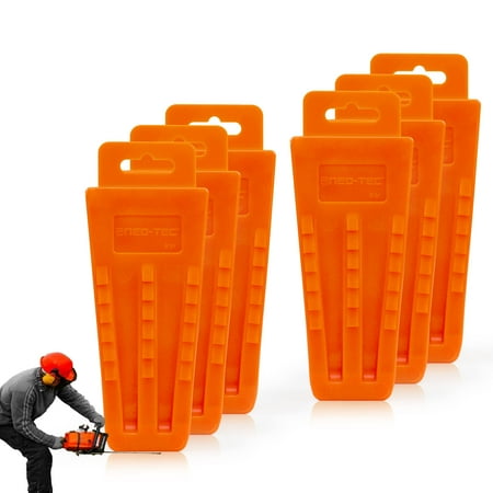 NEO-TEC 6 pack Tree Felling Wedges with Spikes for Safe Tree Cutting (5.5", 6)
