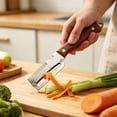thumbnail image 6 of 3-In-1 Multi-Functional Vegetable Peeler, Binkne Wooden Handle Peeler and Bottle Opener, Kitchen Gadget Tool for Fruit Pumpkin Potato Carrot Veggie Peeling, 6 of 9