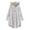 Gray, variant on AOOCHASLIY 2023 Women Winter Coat Fashion Women's Button V-Neck Pullover Tops Long Sleeve Hooded Blouse Ciat