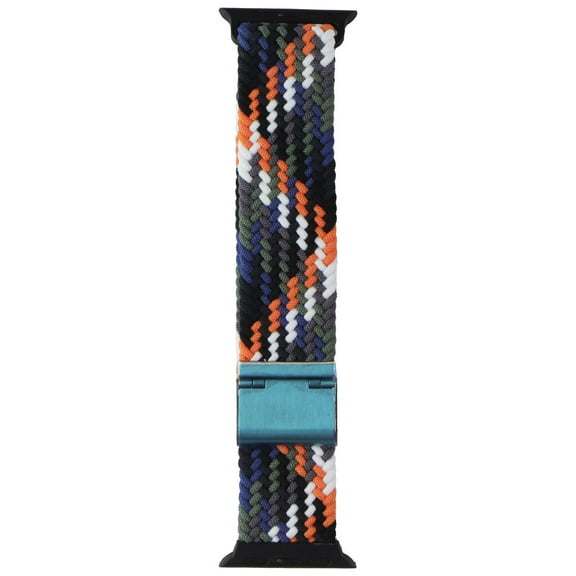 Woven Strap Band for Apple Watch (41/40/38mm) Cases - Multi Color/Black