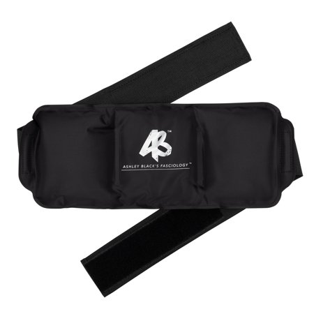 FasciaBlaster KryoPack Wrap Pack by Ashley Black - Reusable Ice Pack for Back, Stomach, Legs, and More - Support for Discomfort and Stiffness - 15" L x 6" W