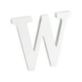 thumbnail image 4 of White Wood Letters 4 Inch, Wood Letters for DIY Party Projects (W), 4 of 5