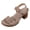 Grey, variant on YLYL Womens Sandals Platform Chunky Heel Buckle Ankle Strap Open Toe Dressy Casual Summer Beach Shoes