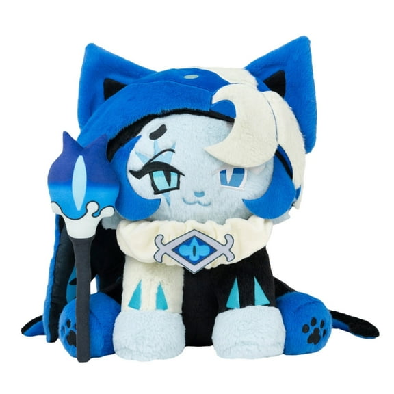 Cookie Run Kingdom Shadow Milk Cookie Meow Plush - 17" Soft Stuffed Collectible