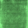 thumbnail image 1 of Ahgly Company Indoor Square Persian Emerald Green Traditional Area Rugs, 5' Square, 1 of 4
