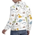 thumbnail image 6 of Sikiie Dinosaur Men's Hoodie, Essentials Hoodie, Sweatshirt, Pullover Hooded Sweatshirt for Men-Medium, 6 of 7