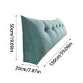 thumbnail image 2 of Lolynie Headboard Pillow - Triangular Bolster Cushion For Bed Sitting,Dorm Essential, 2 of 5