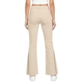 thumbnail image 6 of Glisme Child Girls Uniform Pants Back To School Empire Waist Flared Leg Pants Solid Color Casual Trousers Khaki 7-8 Years, 6 of 6
