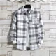 thumbnail image 4 of Camisa de manga larga a cuadros finos 2021 para hombre, camisa holgada de estilo coreano a la moda, ropa de trabajo informal para hombre, 4 of 4