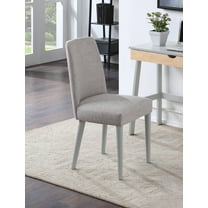 Olive & Opie Taylor Chair Gray Fabric & Gray Finish