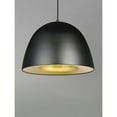thumbnail image 5 of ET2 Lighting E24914-BKSBR 16 in. Fungo LED Pendant in Black & Satin Brass, 5 of 5