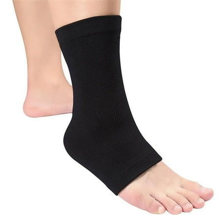 (2 Pack) Elastic Ankle Brace Strap, Foot Care Ankle Support Pad, Breathable Adjustable Ankle Wrap for Sport Sprain, Pain Relief Cushion for Plantar Fasciitis, Stress Fracture, Edema, Heel Spurs (Best Treatment For Stress Fracture In Foot)