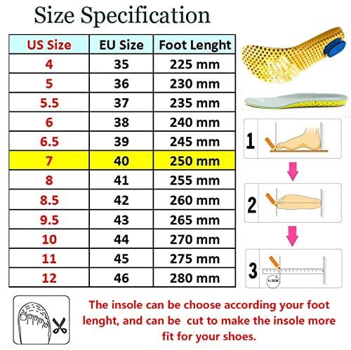3 Pairs Elastic Shock Absorbing Shoe Insoles Breathable Honeycomb Sneaker  Inserts Sports Shoe Insole Replacement Insoles for Women - Walmart.com