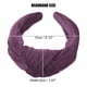 thumbnail image 4 of Diadema Anudada Ancha de terciopelo Unique Bargains fucsia 13x5 cm, 4 of 7