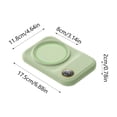 thumbnail image 3 of Meitianfacai Winter Heating Cup Mat Three Speed Temperature Adjustment Constant Temperature Cup Mat 8 Hours Automatic Power Off Warm Cup Mat Winter Gift Coffee Cup Mat, Green, 3 of 8