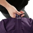 thumbnail image 6 of Node Fitness Zafu Meditation Cushion, 15" Round Buckwheat Yoga Pillow with Organic Cotton Cover - Purple, 6 of 7