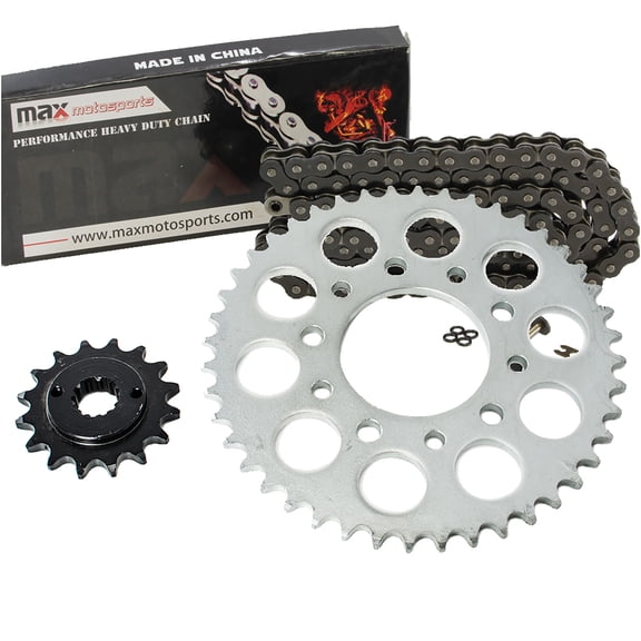 Max Motosports Black O-Ring Chain and Sprocket Kit for Honda VT600 CD Shadow VLX Deluxe 600 1993-2007