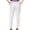 White, variant on BXSRUTA Women's High Waist Harem Pants with Pockets Casual Loose Fit Comfy Tapered Lounge Trousers Soft Breathable Solid Color Bottoms