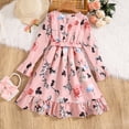 thumbnail image 4 of TAIAOJING Girls Long Sleeve Floral Prints Fall And Winter Princess Dress Dance Party Dresses Clothes For 11-12 Years, 4 of 5