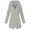 Grey, variant on Cameland Rain Jackets for Women Striped Lined Lightweight Zip Up Rain Jacket Mid Length Windbreaker Plus Size Raincoat