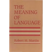 The Meaning of Language, Used [Paperback]