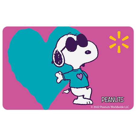 Joe Cool Hearts Walmart eGift Card