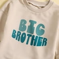 thumbnail image 5 of Toimothcn Boy's T-Shirts Cute Letter Printed Big Brother Fall Long Sleeve Pullover T Shirts Crew Neck Comfortable Loose Fit Shirt Tops Comfy Toddlers Clothing, 5 of 6