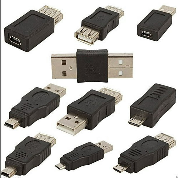 Maak los Bergbeklimmer Ontaarden EpicDealz OTG 5 Pin F/M mini Changer Adapter Converter USB Male to Female  Micro USB - Walmart.com