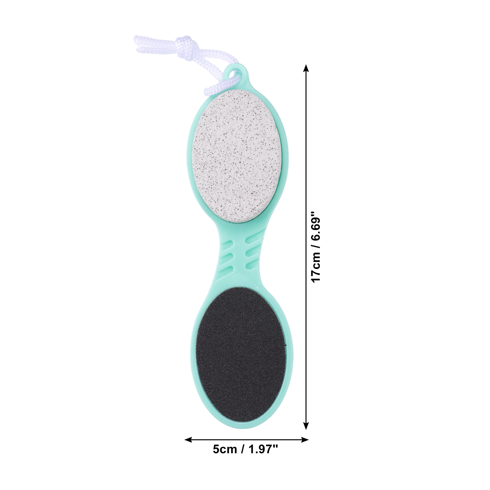 Unique Bargains 1 Pc Multi Purpose Foot File with Foot Scrubber Pumice Stone Foot Rasp Green