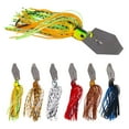 thumbnail image 1 of 6 Piezas de SeñUelos de Pesca, Cebos Spinner Swim Flipping Bladed Jigs, Chatter Fish Bait para SalmóN Lucio Trucha Swing Trailers, 1 of 10