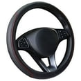 thumbnail image 2 of SPRING PARK Stylish Car Vehicle Faux Leather Anti-Slip Steering Wheel Wrap Cover Protector, 2 of 7
