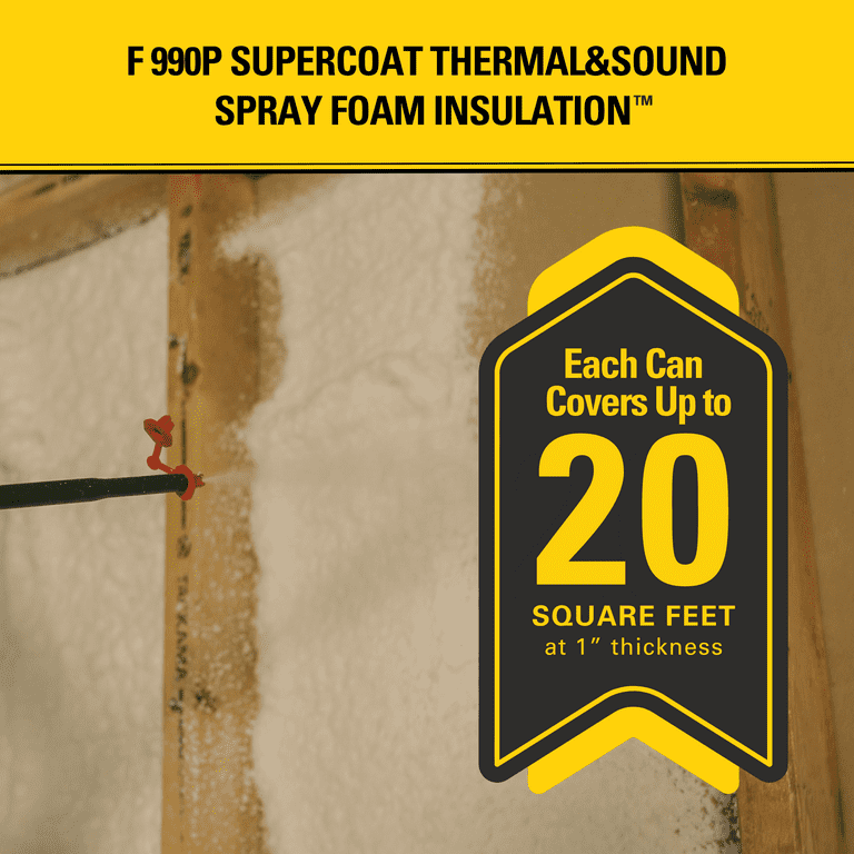 Stanley Supercoat Expanding Spray Foam Insulation Kit - Barrier Stanley Supercoat Expanding Spray Foam Insulation Kit - Barrier