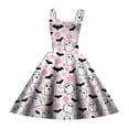 thumbnail image 5 of Razzly Child Girls Party Dress Strapless A Line Gown For Kids Celebration Elastic Back Zipper(White,9-10 Years), 5 of 5