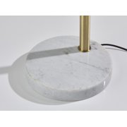 Adesso Home Brand Remi Arc Lamp in Antique Brass Color
