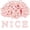Pink, variant on Konexial 26 Self Adhesive Letter Patches Pearl Rhinestone Letter Stickers