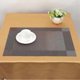 thumbnail image 3 of 6x Waterproof Placemats Mat Table Coasters Kitchen Dining Table Mat PVC Brown, 3 of 4