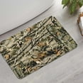 thumbnail image 2 of Autumn Camo Tree Branches Pattern Bathroom Rugs Mat,Non Slip Microfiber Bathroom Rug,Rubber Backing,Soft Bathroom Mats for Bathroom Floor,Tub and Shower,17x27in(43x68cm), 2 of 5