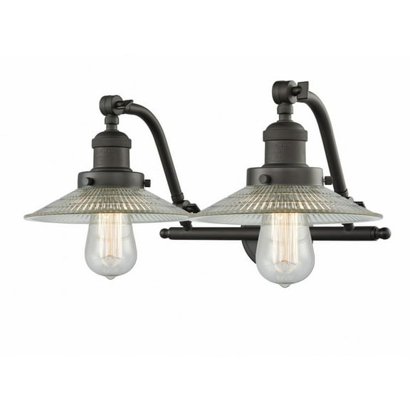 Innovations Lighting - Halophane - 2 Light Bath Vanity In Industrial Style-12