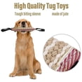 thumbnail image 2 of BOWTONG Dog Training Tug Toy Dog Bite Stick Pillow Rope Interactive Large Toy Handles Che Dog With Training N0r6 Puppy Toys X9F9, 2 of 8