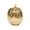 B003- Style C, variant on Fall Table Decor, Indoor Halloween Table Decorations 7X6 Inch Golden Mercury Glass Pumpkin Lantern, for Dining, Coffee, Kitchen Table Centerpiece Arrangement, Adds Shimmering Warm